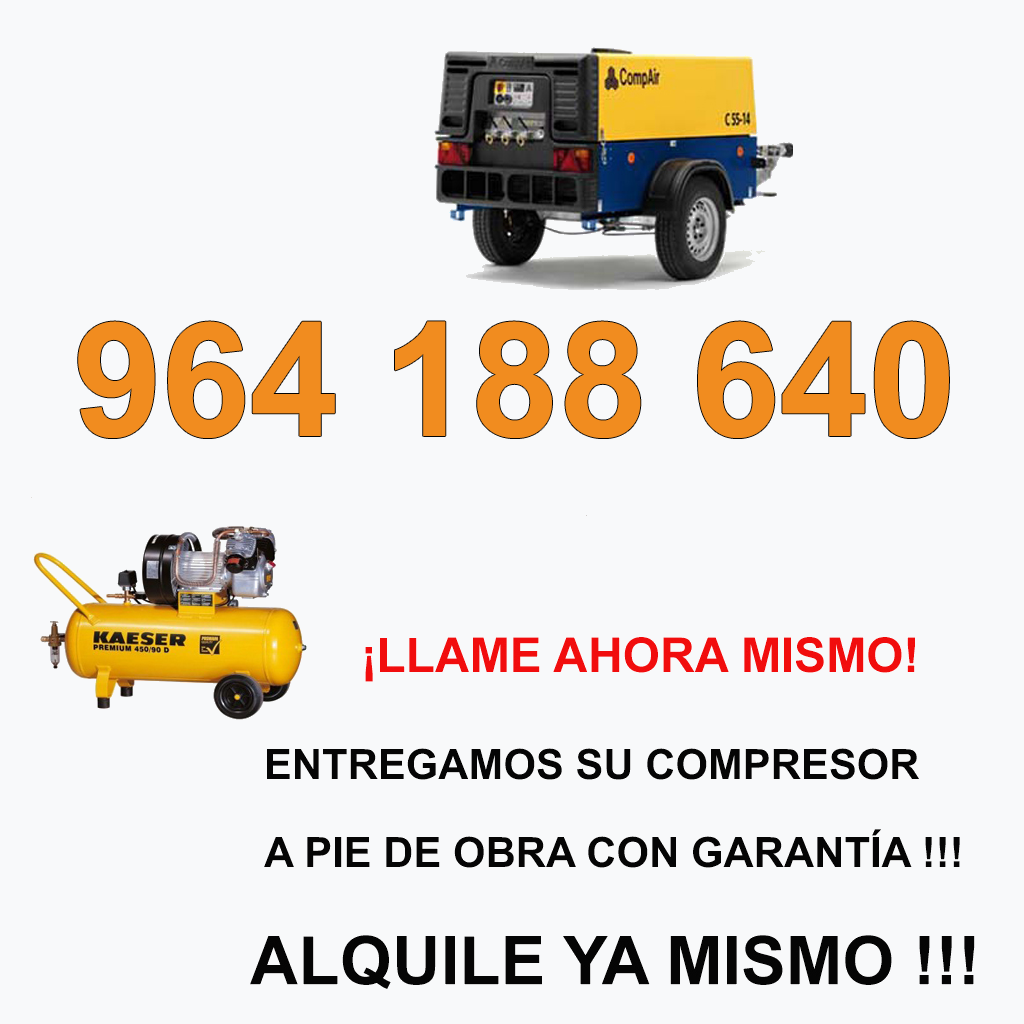 Flota de maquinaria KYO RENT en CINCTORRES